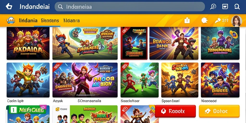 Tangkapan layar menggambarkan upgrade karakter dengan item baru.