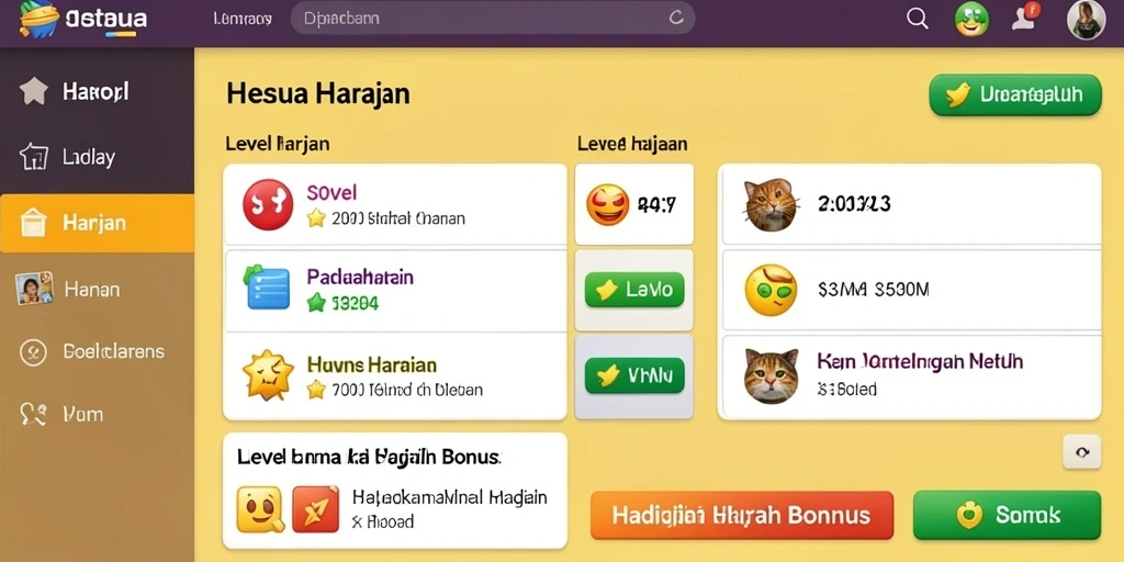 Bonus harian yang menggiurkan untuk semua pemain.