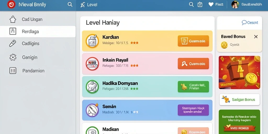Karakter-karakter unik yang bisa Anda pilih dan mainkan.