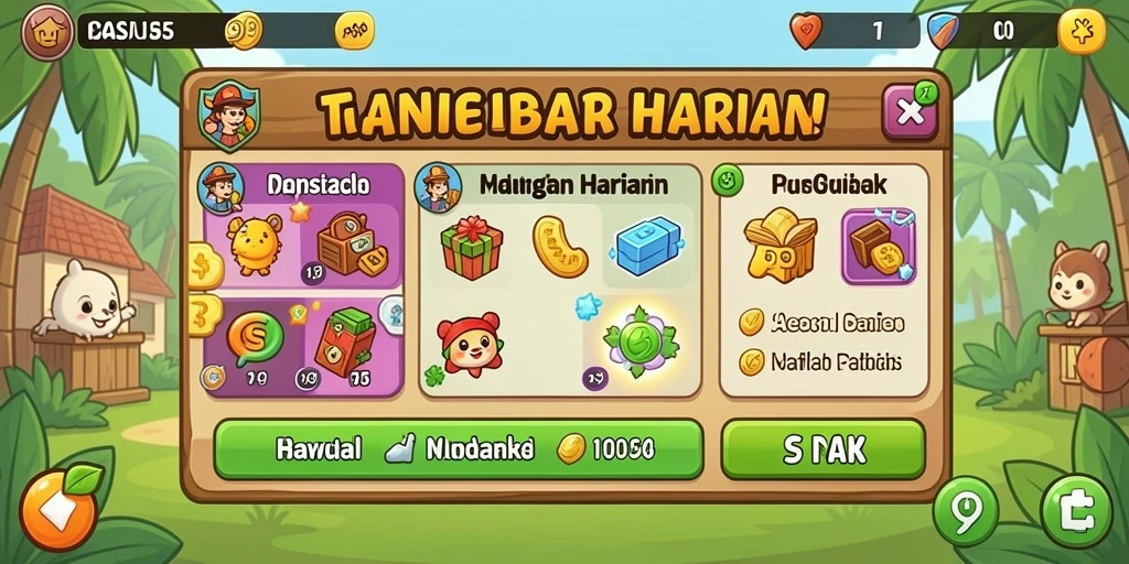 Tantangan menarik menanti di setiap level.