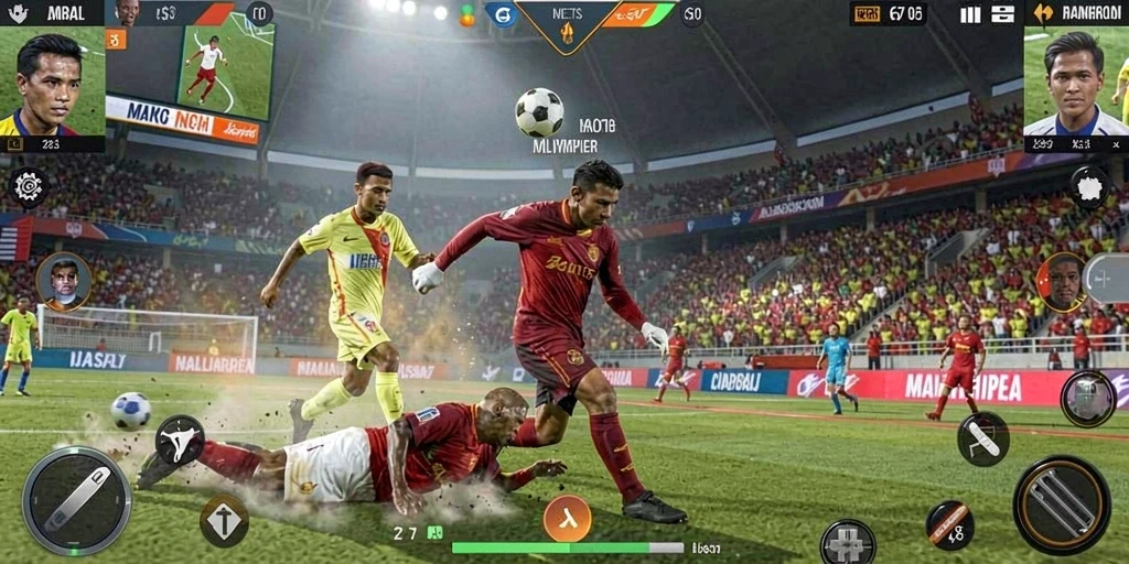 Mode permainan yang beragam dan penuh tantangan.