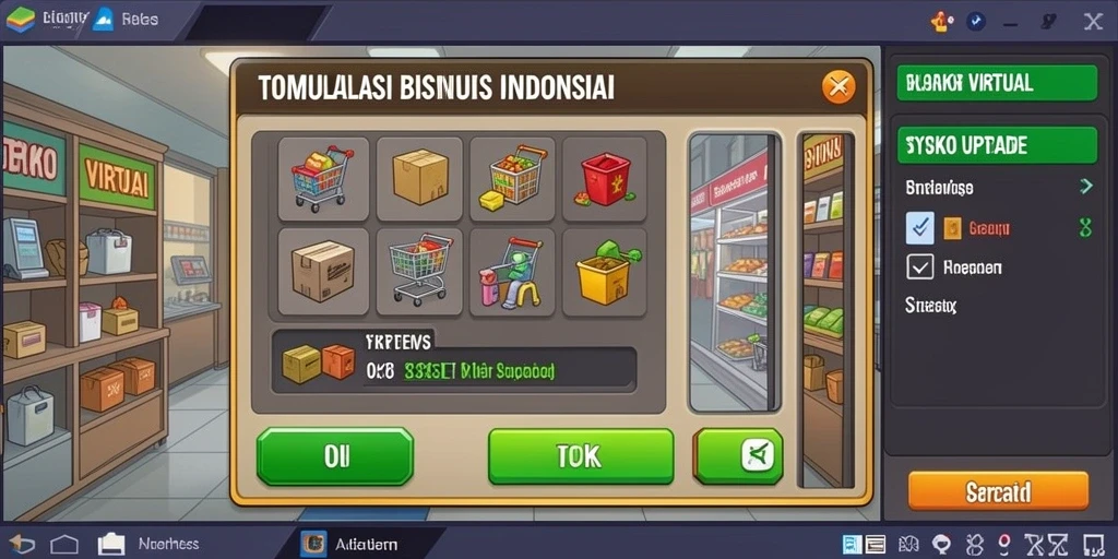 Gambaran tentang karakter unik dalam game.