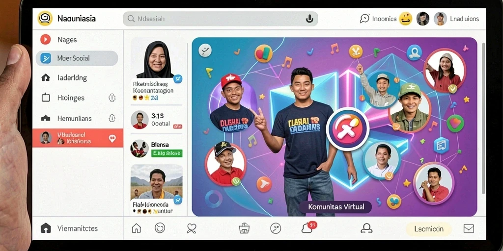 Suasana pertempuran yang mendebarkan dan seru.